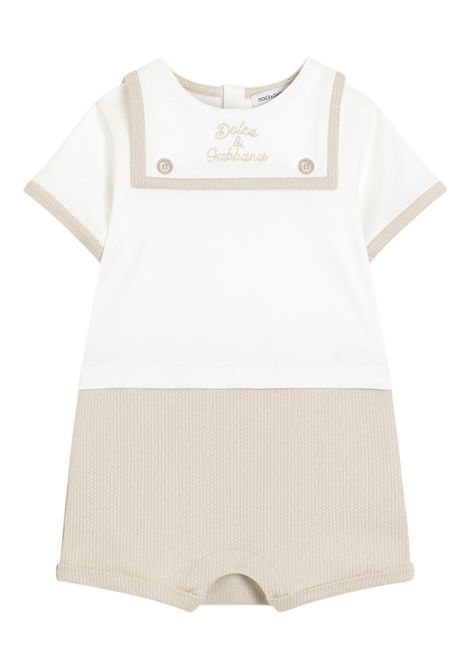 Tutina con ricamo DOLCE & GABBANA KIDS | L1JOCB G7PTAS9000